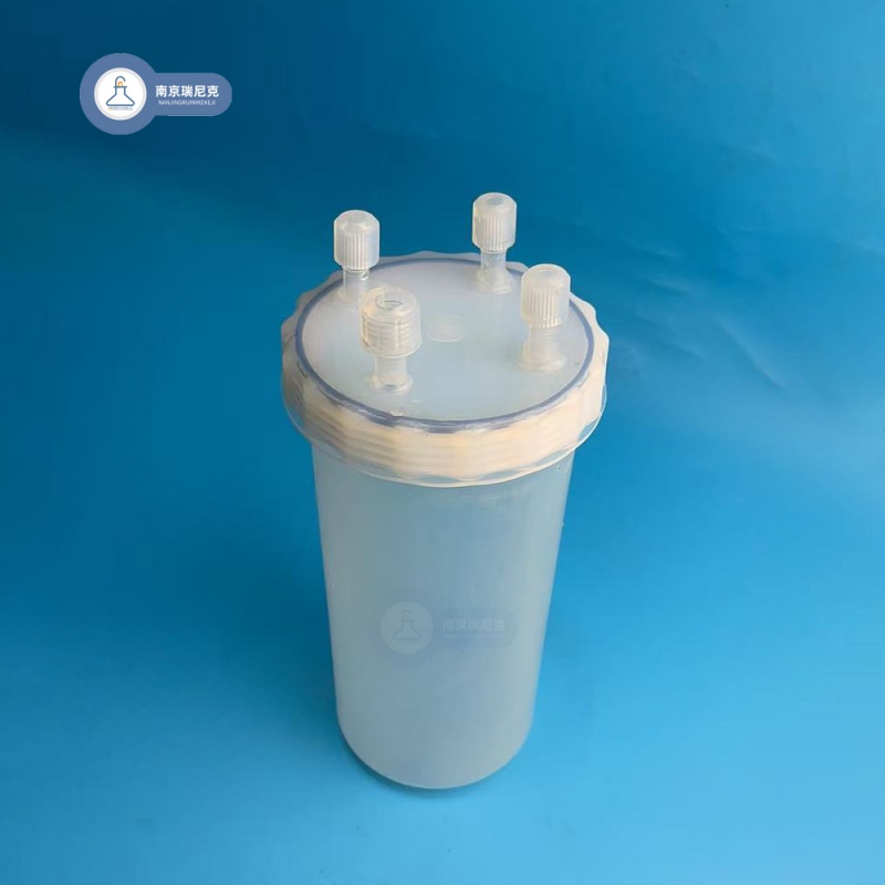 PFA反应罐带接头1/4特氟龙反应瓶1500ml